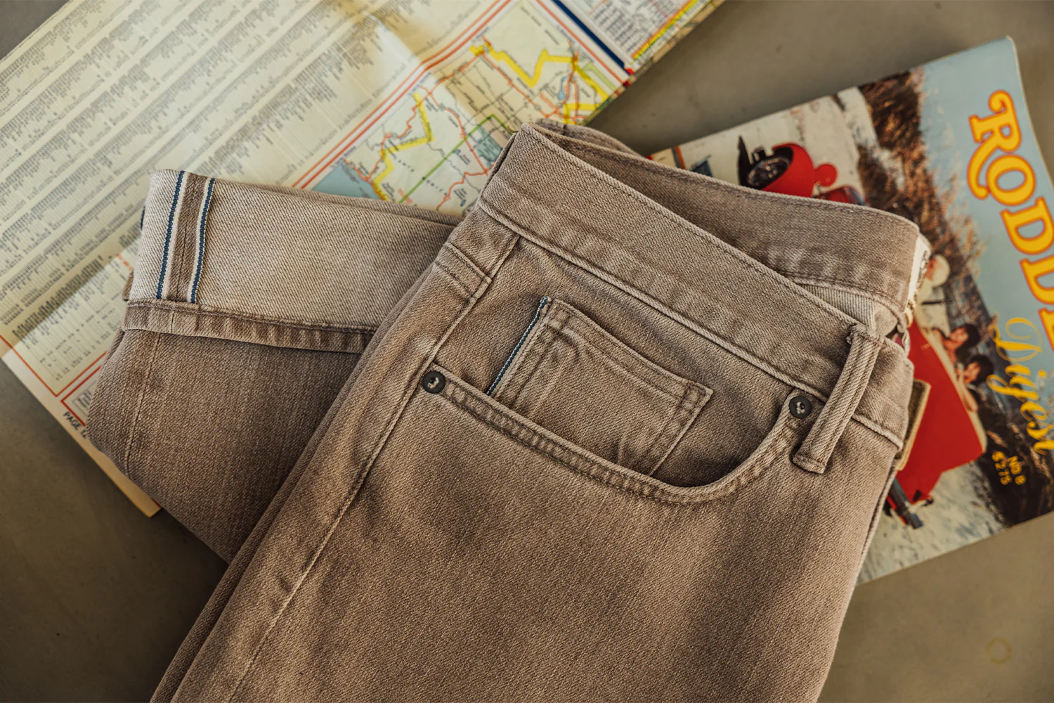 The Hammer Straight - Dusty Brown 10.5oz Selvedge - Image 3