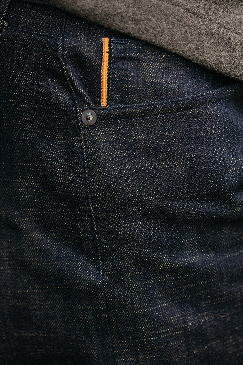 The Hammer Straight Etched - Green Tea Raw 13oz Selvedge - Image 7