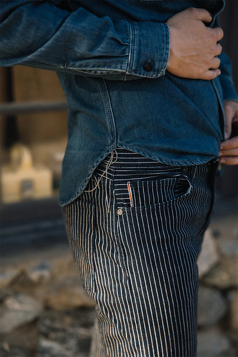 The Hammer Straight - Indigo Stripe Rinse 14oz Selvedge - Image 4