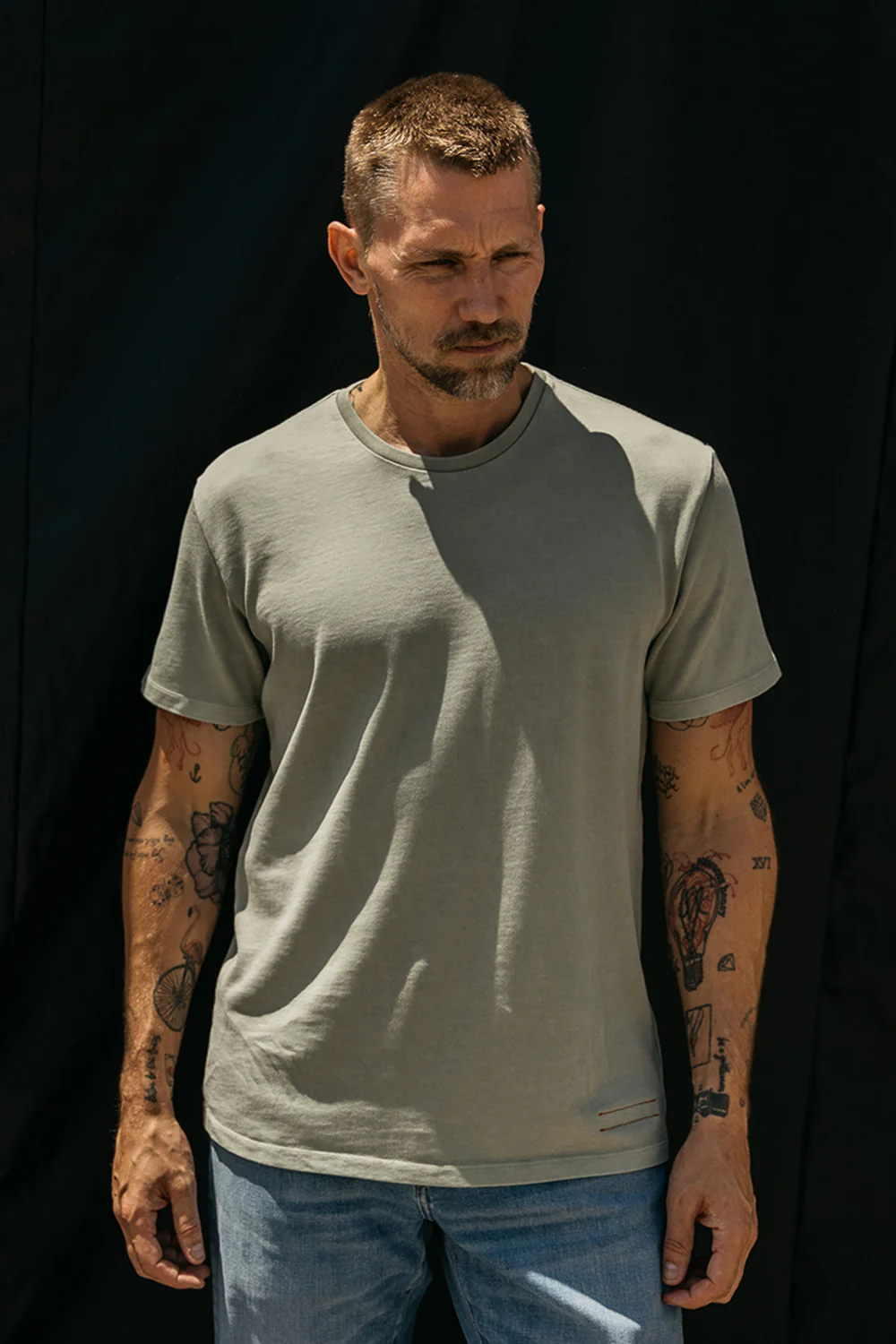 The Stamp 9oz Organic Cotton - White Sage