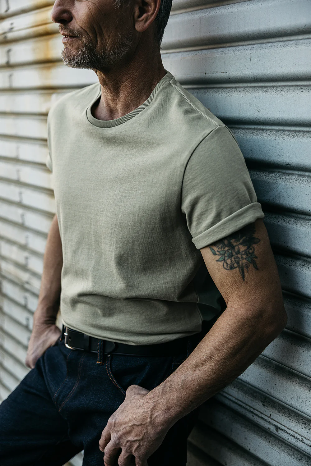 The Stamp 9oz Organic Cotton - White Sage - Image 5