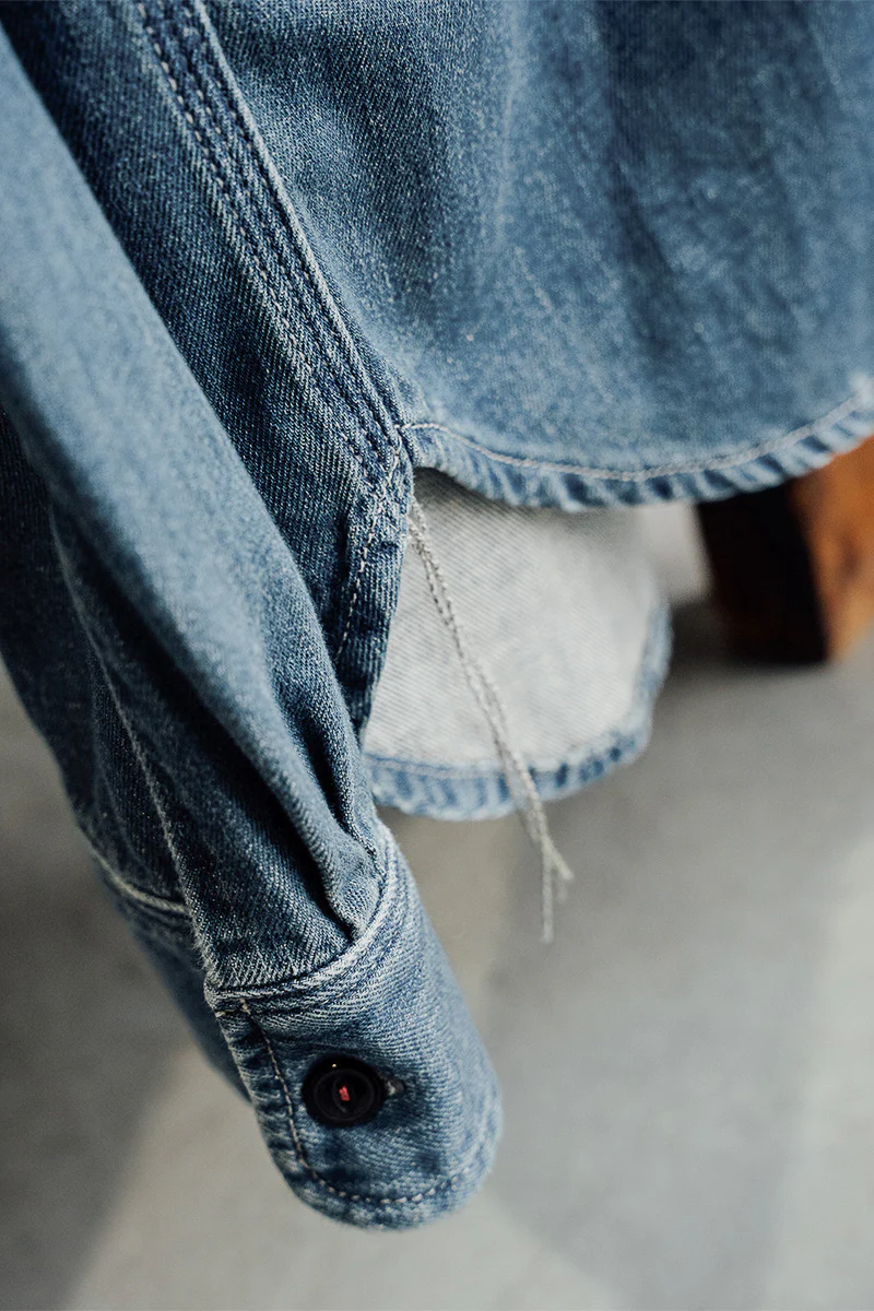 The Brace Shirt  7oz Denim - Craig - Image 5