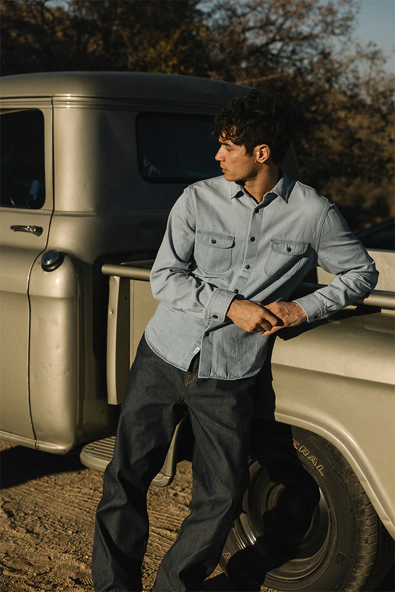 The Brace Shirt 7oz Denim - Flea - Image 4