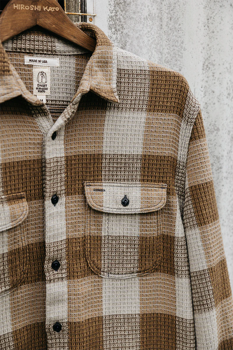 The Brace Waffle Plaid - Fog - Image 6