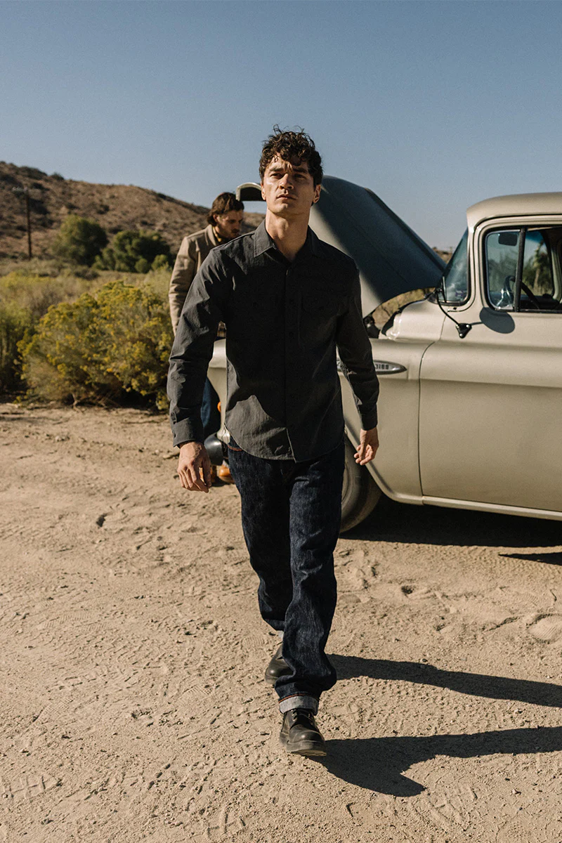 The Brace Shirt Oxford Water Repellent - Granite - Image 4