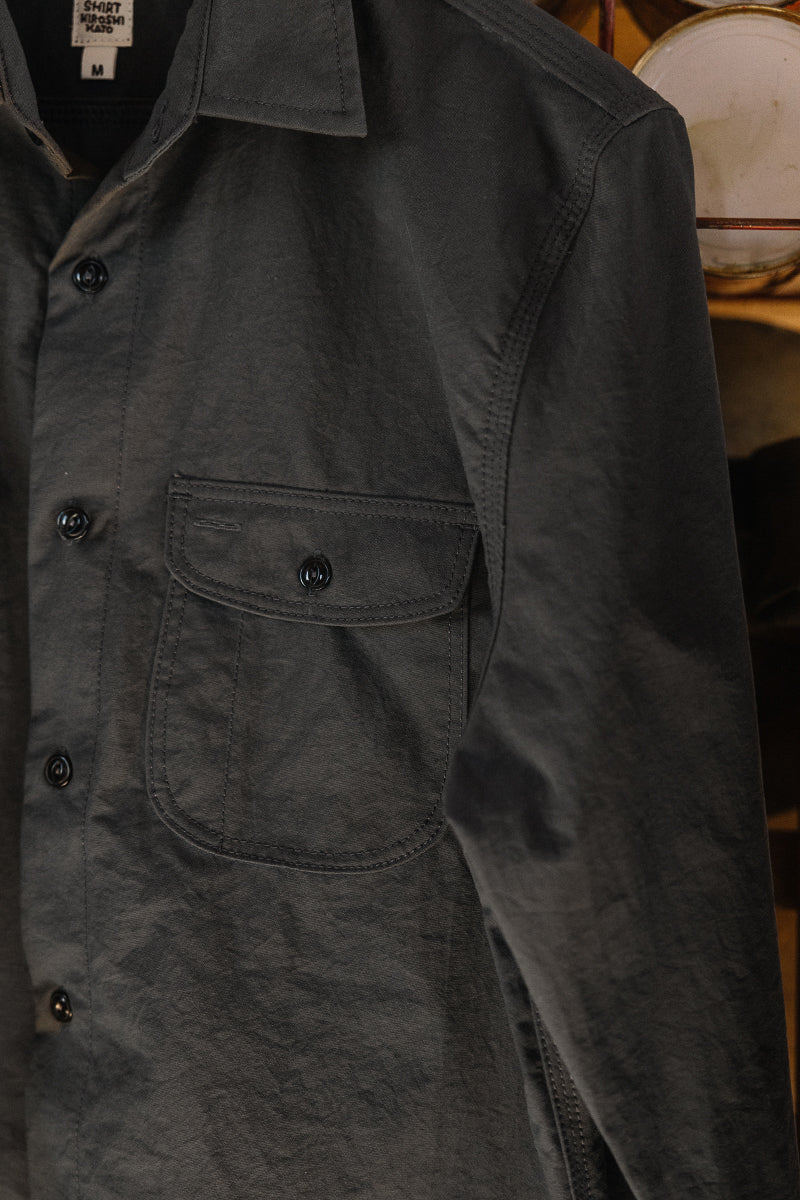 The Brace Shirt Oxford Water Repellent - Granite - Image 5