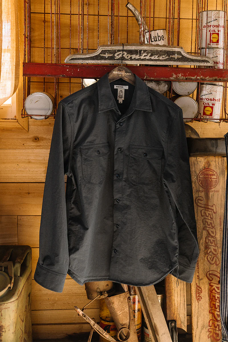 The Brace Shirt Oxford Water Repellent - Granite - Image 6