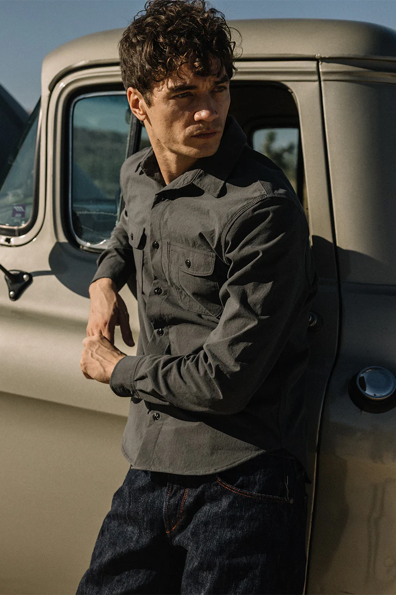 The Brace Shirt Oxford Water Repellent - Granite - Image 7