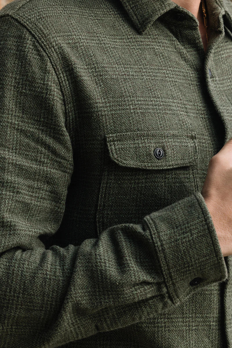 The Brace Triple Twisted Plaid - Moss - Image 4