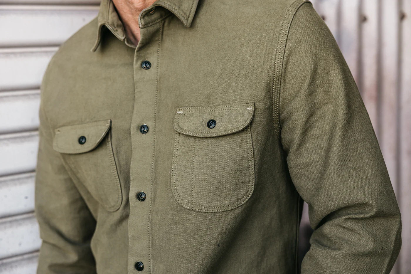 The Brace Vintage Back Sateen - Sage Smoke - Image 3